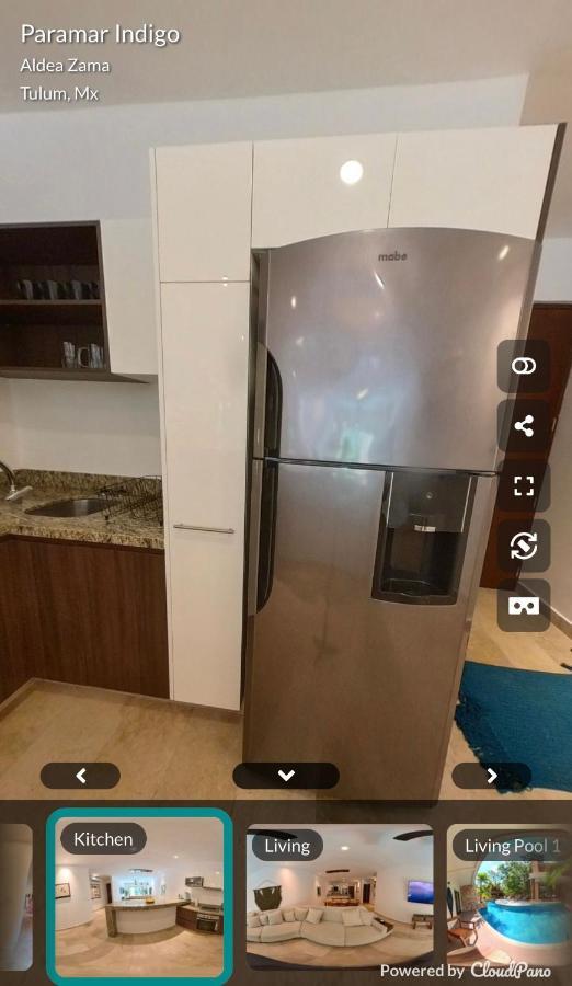 Luxury Aldea Zama 2Bed - 2Bat Apartment Private Terrace & Swim Up 툴룸 외부 사진