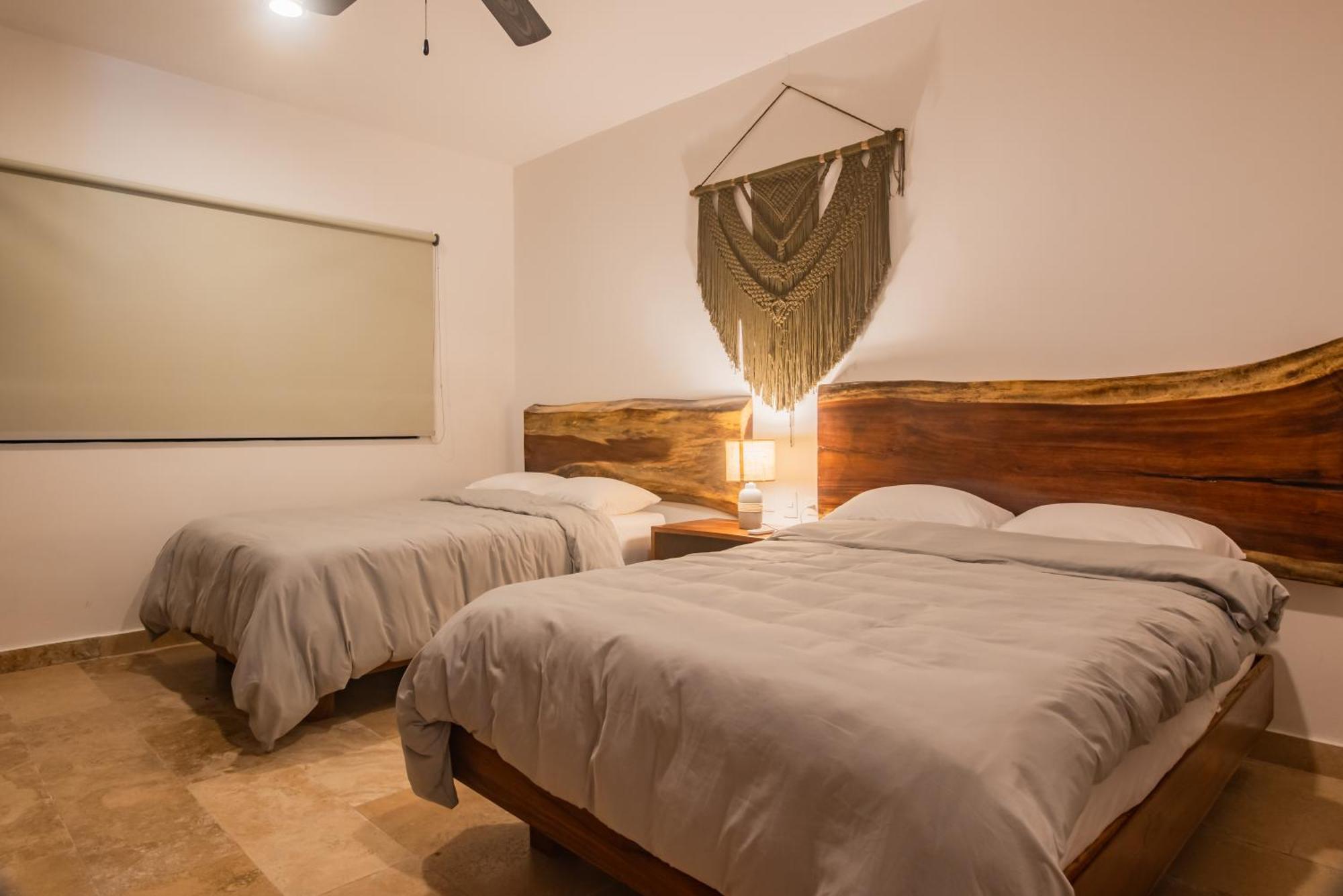 Luxury Aldea Zama 2Bed - 2Bat Apartment Private Terrace & Swim Up 툴룸 외부 사진