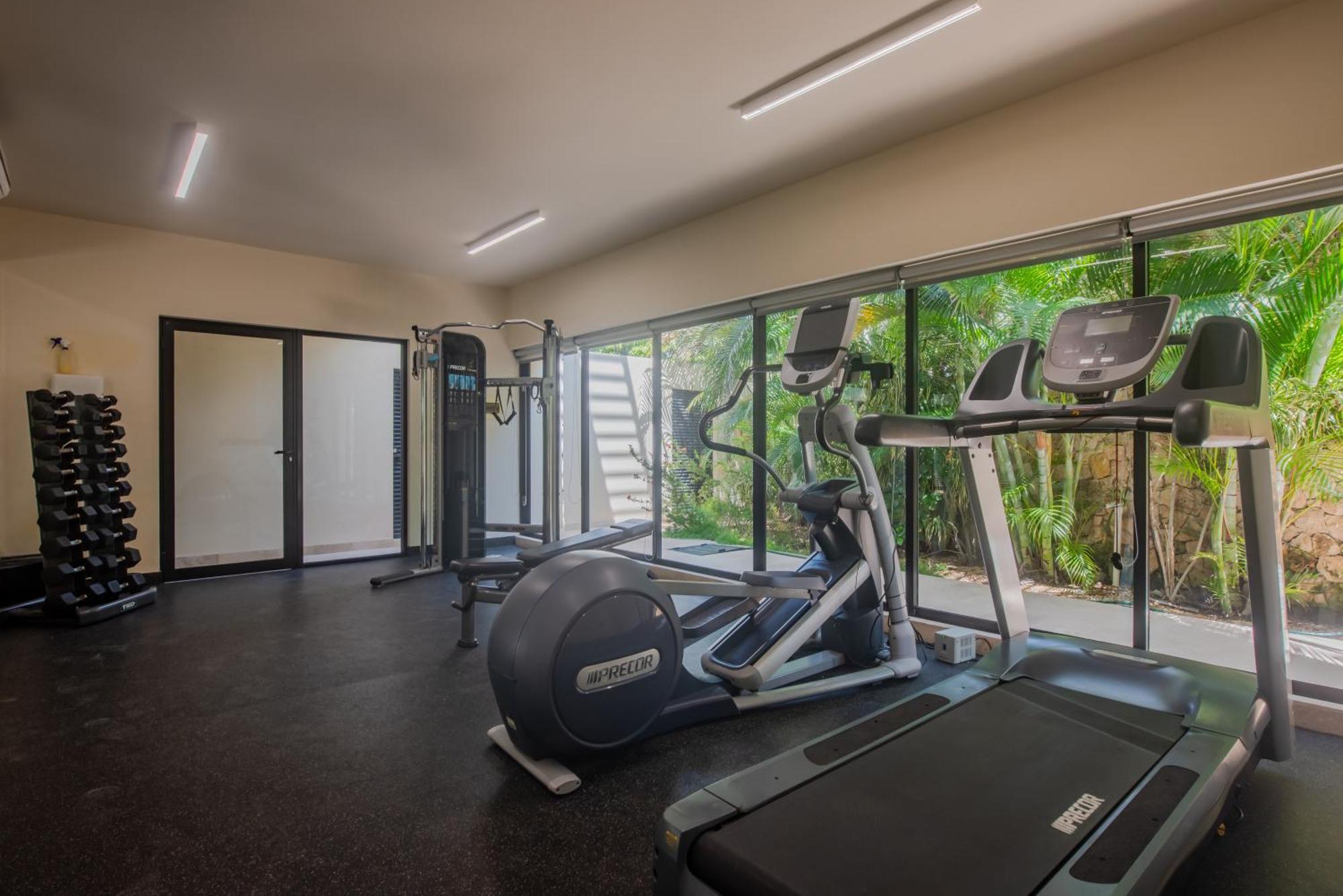 Luxury Aldea Zama 2Bed - 2Bat Apartment Private Terrace & Swim Up 툴룸 외부 사진