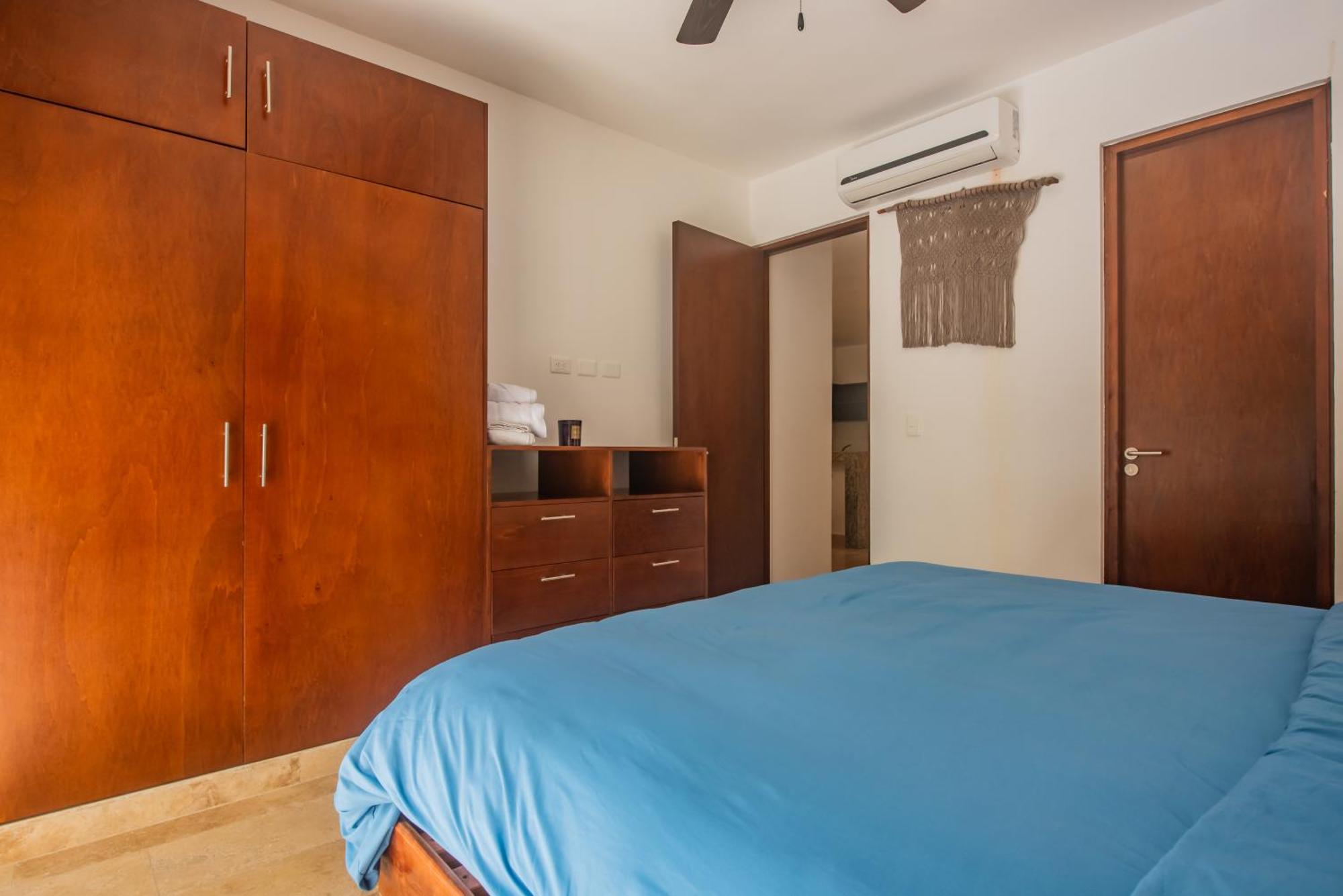 Luxury Aldea Zama 2Bed - 2Bat Apartment Private Terrace & Swim Up 툴룸 외부 사진